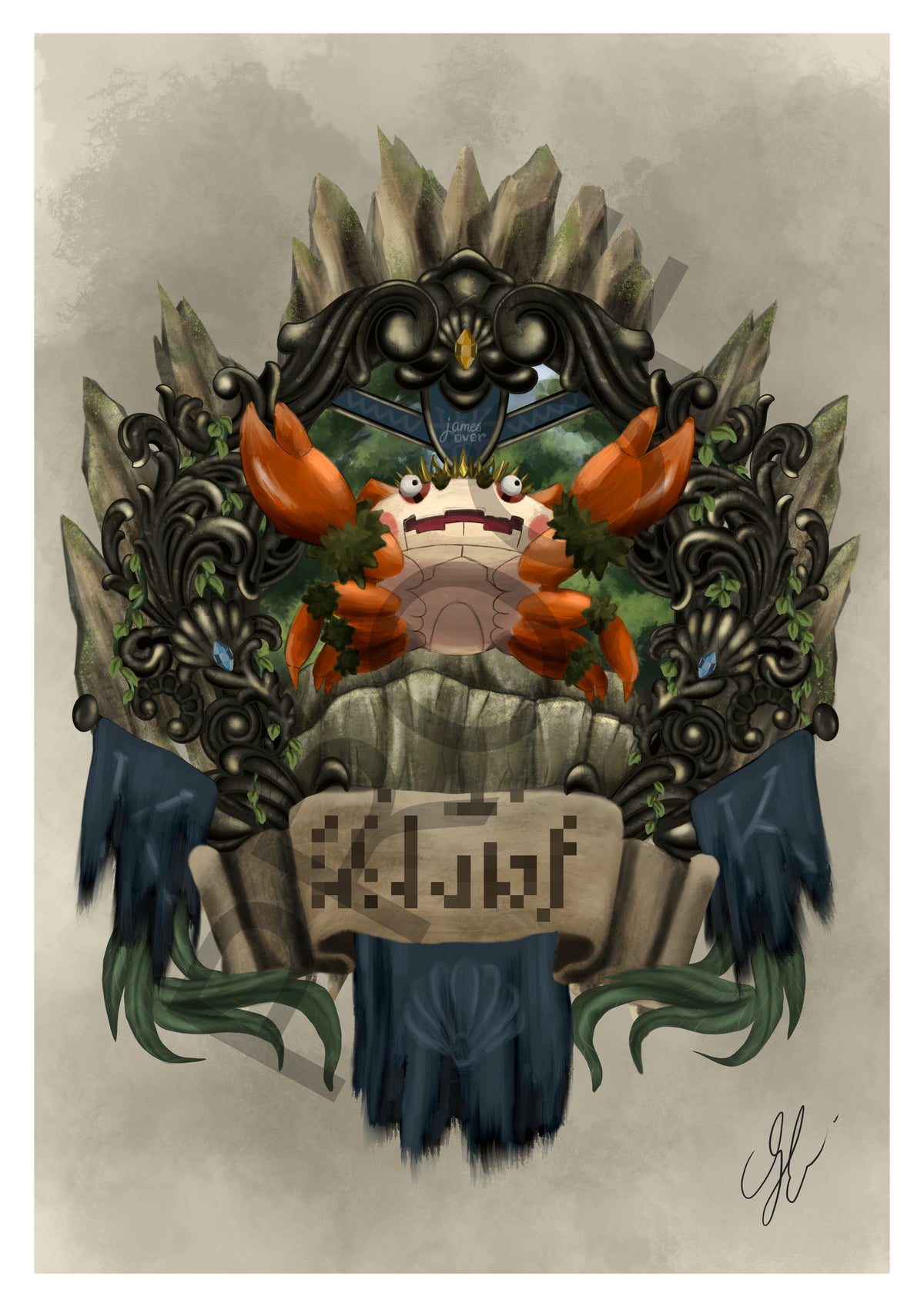 Haus of Krab Unlimited Print (A5)